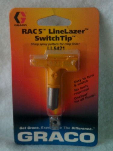 Graco rac 5 linelazer switch tip ll5421 line striper airless spray genuine new for sale