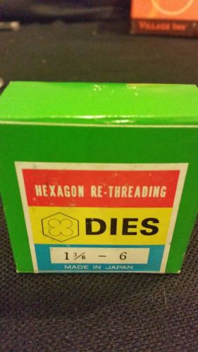 hexagon rethreading die 1 3/8 -6