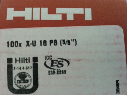 Hilti x-u 16 p8(5/8&#034;) steel powder acutated pins(1000) for sale