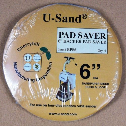 *Set 4* Pad Savers for Cherryhill Floor Sanders U-Sand, Pro, Superbee BPS6