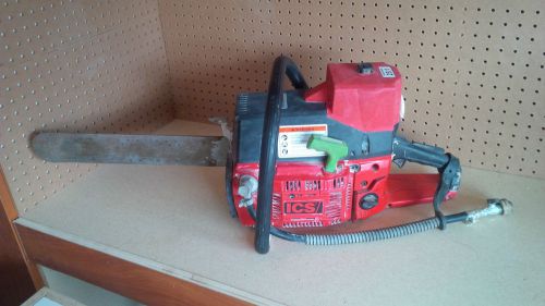 Ics 633gc - 14 inch concrete chain saw in good condition for sale