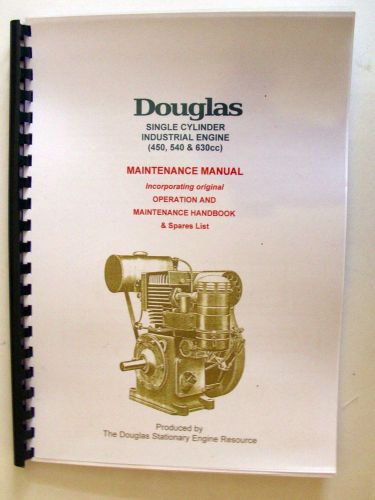 manual for Douglas SV Industrial Engines