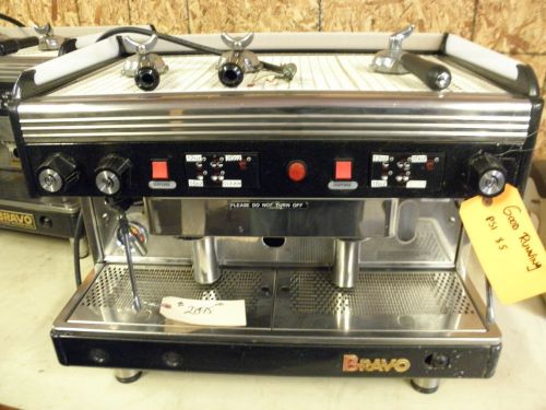 BRAVO EVD/2N TWO GROUP FOUR CUP ELECTRONIC ESPRESSO COFFEE BREWER MACHINE