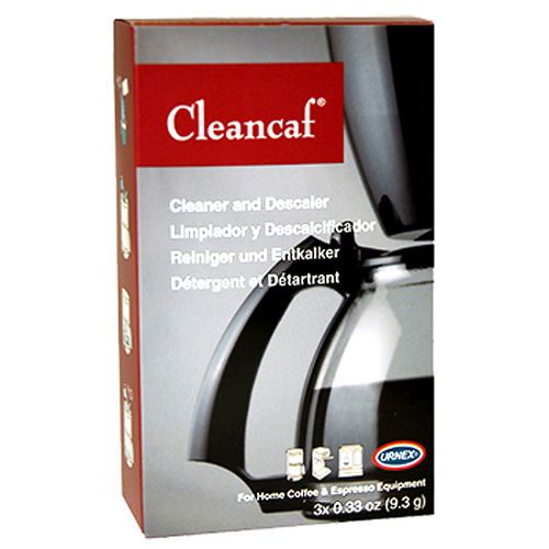 Urnex cleancaf espresso machine coffee maker cleaner &amp; descaler 3 pack cleaning for sale