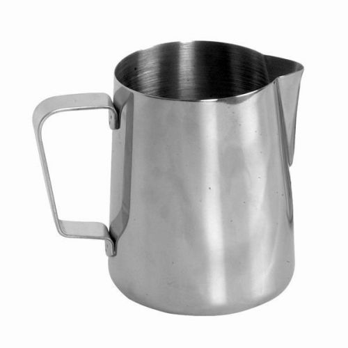 ESPRESSO MILK FROTHING PITCHER 12 OZ STAINLESS STEEL STEAM LATTE Free Shipping