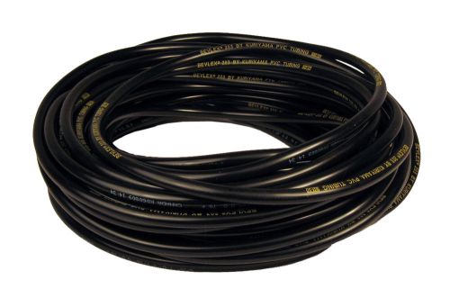 Black PVC Tubing, 3/16in ID, Sold Per 2 Foot Length