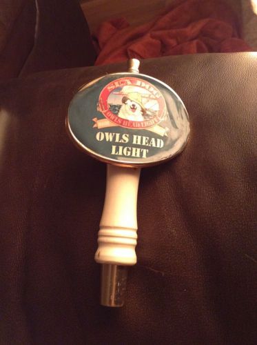 Shipyard sea dog bar owls head light ale beer tap handle brew pub draft rare for sale