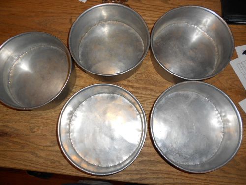 8&#034; X 3&#034; Commercial Aluminum Cake Pans Lot of 19