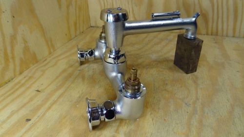 Elkay 4-5/8&#034; low lead compliant ada 8&#034; centerset wall mount service sink faucet for sale