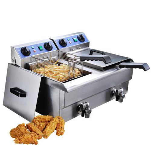 NEW Commercial Restaurant 20 Liter Electric Deep Fryer Stainless Steel Fryers
