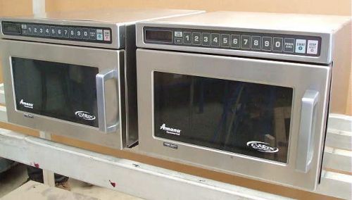 (2) amana microwave model-hdc18 for sale