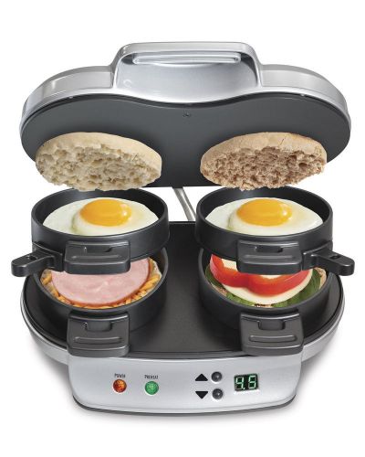 New hamilton beach dual breakfast sandwich maker for sale
