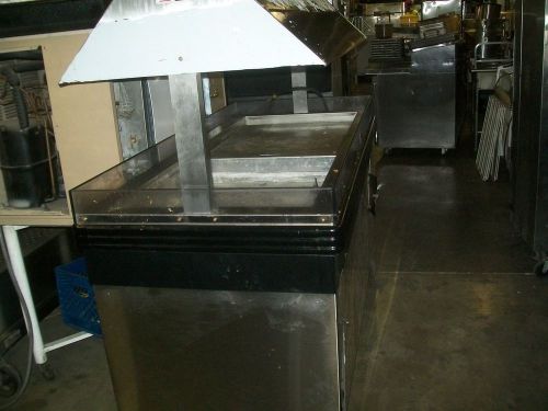 STEAM TABLE BUFFET TYPE,SNEEZE GUARD, CASTERS, 220V. 1PH. 900 ITEMS ON E BAY