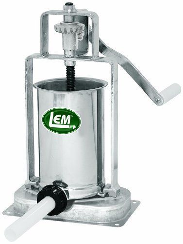 NEW LEM Products 5 Pound Stainless Steel Vertical Sausage Stuffer