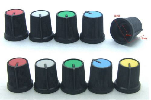 20PCS 5 Color Volume Knob tune control for Mixer AMPLIFIER Test Oscilloscope