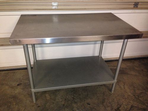 stainless steel prep table 29.5&#034; x 48&#034;
