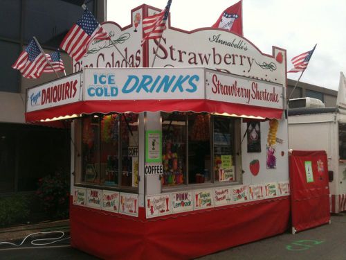 Frozen daiquiri strawberry dessert lemonade concession trailer~festivals~fairs for sale