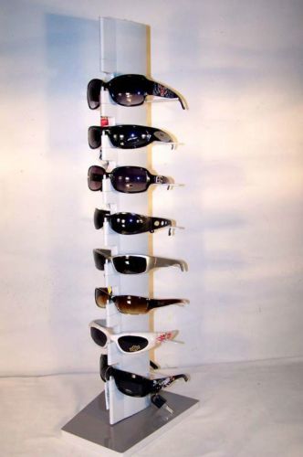 LOCKING SECURITY SUNGLASS DISPLAY RACK eye wear case 8pr holder sunglasses new