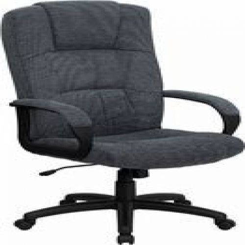 Flash Furniture BT-9022-BK-GG High Back Gray Fabric Executive Office Chair