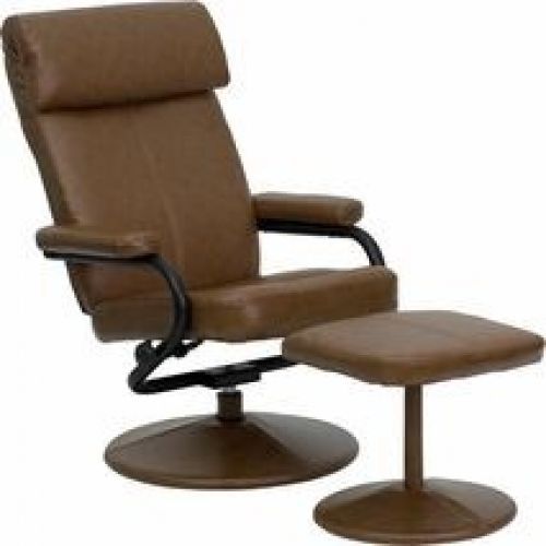Flash Furniture BT-7863-PALOMINO-GG Contemporary Palomino Leather Recliner and O