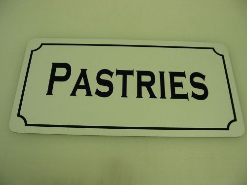 PASTRIES Vintage Style Metal Tin Sign 4 Candy Shop General Store Bakery Donut