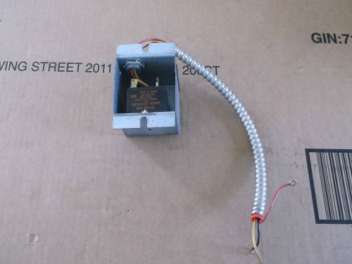 Delfield freezer, ge 3arr3 ct7m5/040-0001-01 relay w/mount box &amp; wiring for sale