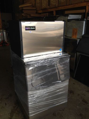 2013 used ice-o-matic ice0500ht6 cube ice maker w/ 550-lb bin  air cooled, 115v for sale