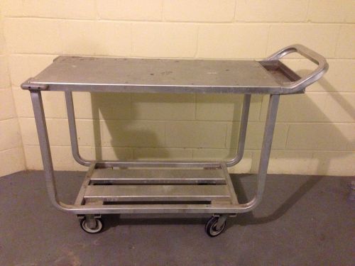 Vintage commercial aluminum kelmax utility cart for sale