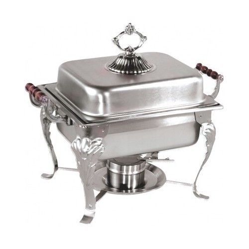 4QT Rectangular Chafing Dish Chafer Catering Banquet Buffet Food Tray Warmer