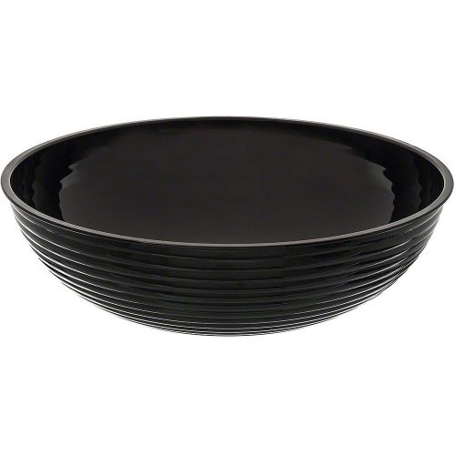 Cambro 20.2 qt. round ribbed bowls, 4pk black rsb18cw-110 for sale