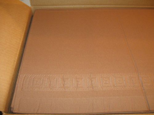 FULL CASE of 25 CHOCOLATE BROWN AMERICAN BANQUET TABLE CLOTHS COVERS 54 X 108