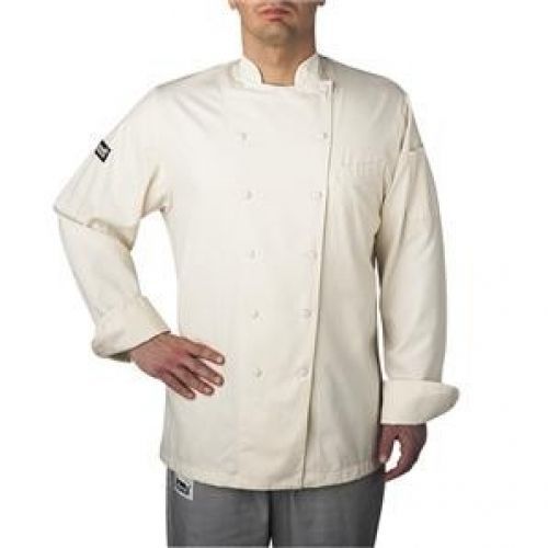 5070-NT Natural Windsor Chef Jacket Size 5X