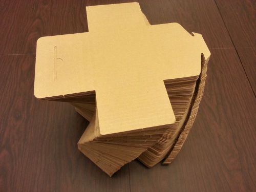 100 CD SINGLE CARDBOARD MAILERS SHIPPING BOXES, TUCK AND FOLD