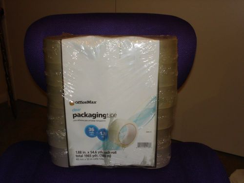 36 rolls of packaging tape