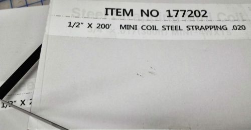 200&#039; Steel Strapping 1/2&#034;x.020x200&#039; Plus 100 open seals