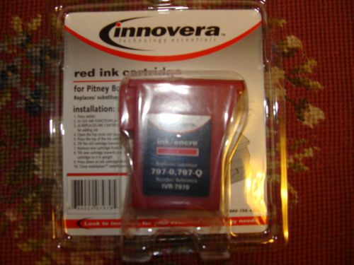Innovera® 797-m red fluorescent ink cart k700 mailstation2 pitney bowes for sale