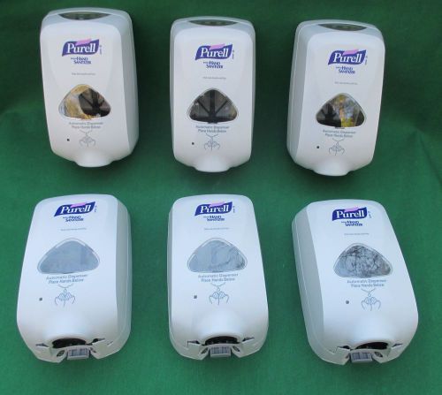 Lot of 6  NEW PURELL TFX  TOUCH FREE DISPENSERS  2720 by GOJO