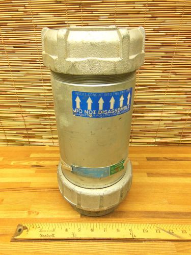 Cooper crouse hinds xjg108 4&#034; expansion joint conduit fitting for sale