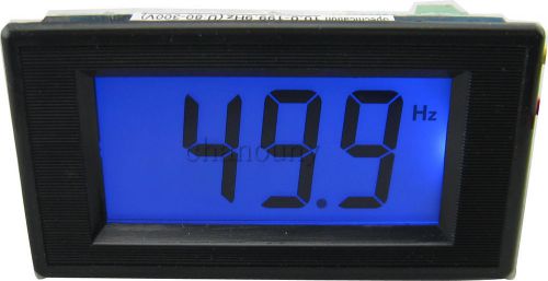Ac 80-300v 10hz-199.9hz blue backlight lcd digital frequency meter cymometer for sale