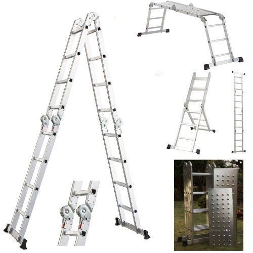 Multi-Purpose Folding Aluminum Ladder
