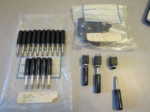 NEW Switchcraft 15x 250 2 Conductor Male Cable Mount Plug &amp; 13x Enclosed Jacks
