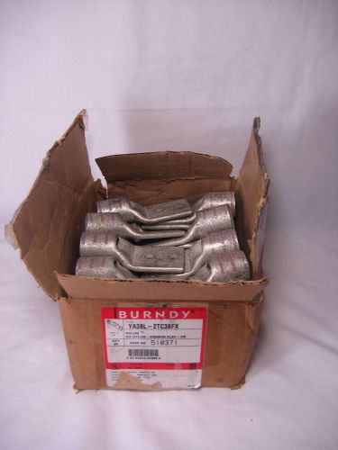 Box of 30 Burndy YA38L-2TC38FX HYLUG CU HYLUG-500MCM Flex-3/8 Pink