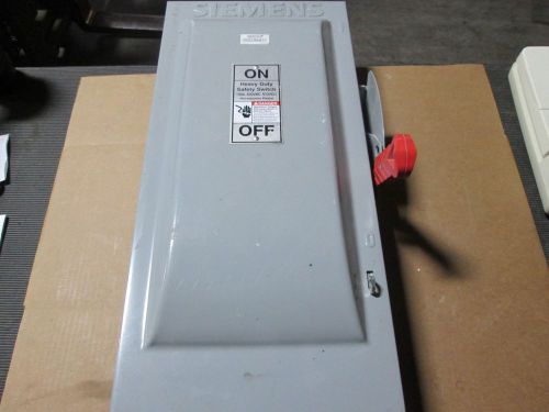 Siemens 100 Amp Safety Switch HF363 600 VAC Fusible Nema 1