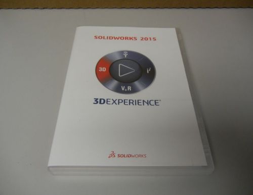 Solidworks 2015  Full software license, install disks,   64 bit