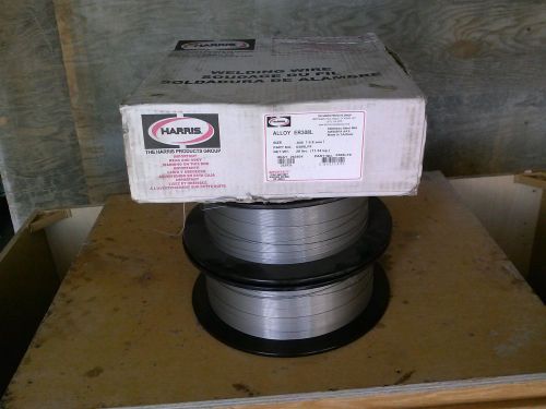 Harris 15lb Partial Spool .035 Alloy ER308L Stainless Steel Mig Welding Wire