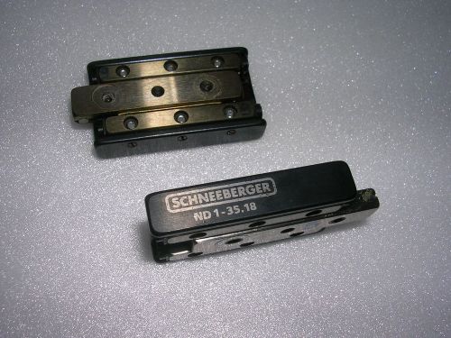 Lot of 2   SCHNEEBERGER    LINEAR BEARING STAGE   ND1-35.18
