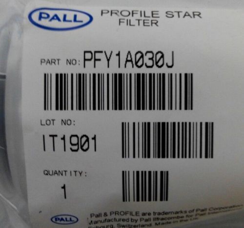 3 um Pall Profile Star filter, part No. PFY1A030J, New in seal