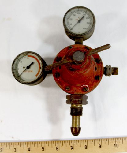 Vintage purox welding gauges and regulator for sale