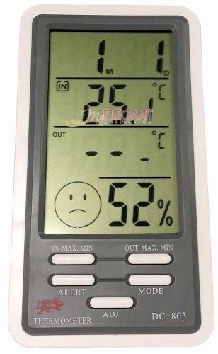 Indoor Outdoor Digital LCD Thermometer Hygrometer Temperature Humidity Meter