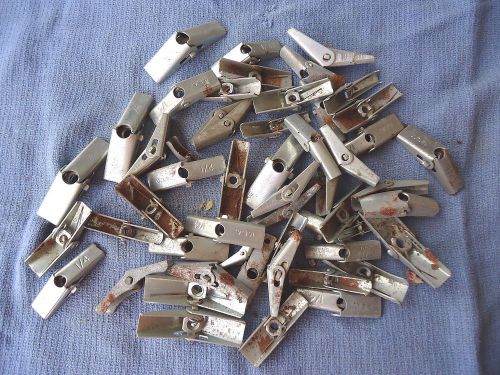 Mixed Lot Of Over 50 Toggle Wing Nuts From 1/8&#034; to 5/16&#034; Awesome Assortment &#034;
